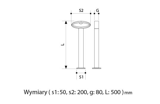 Lampa Ogrodowa ELIPSE Garden Space Sklep Internetowy Online Na