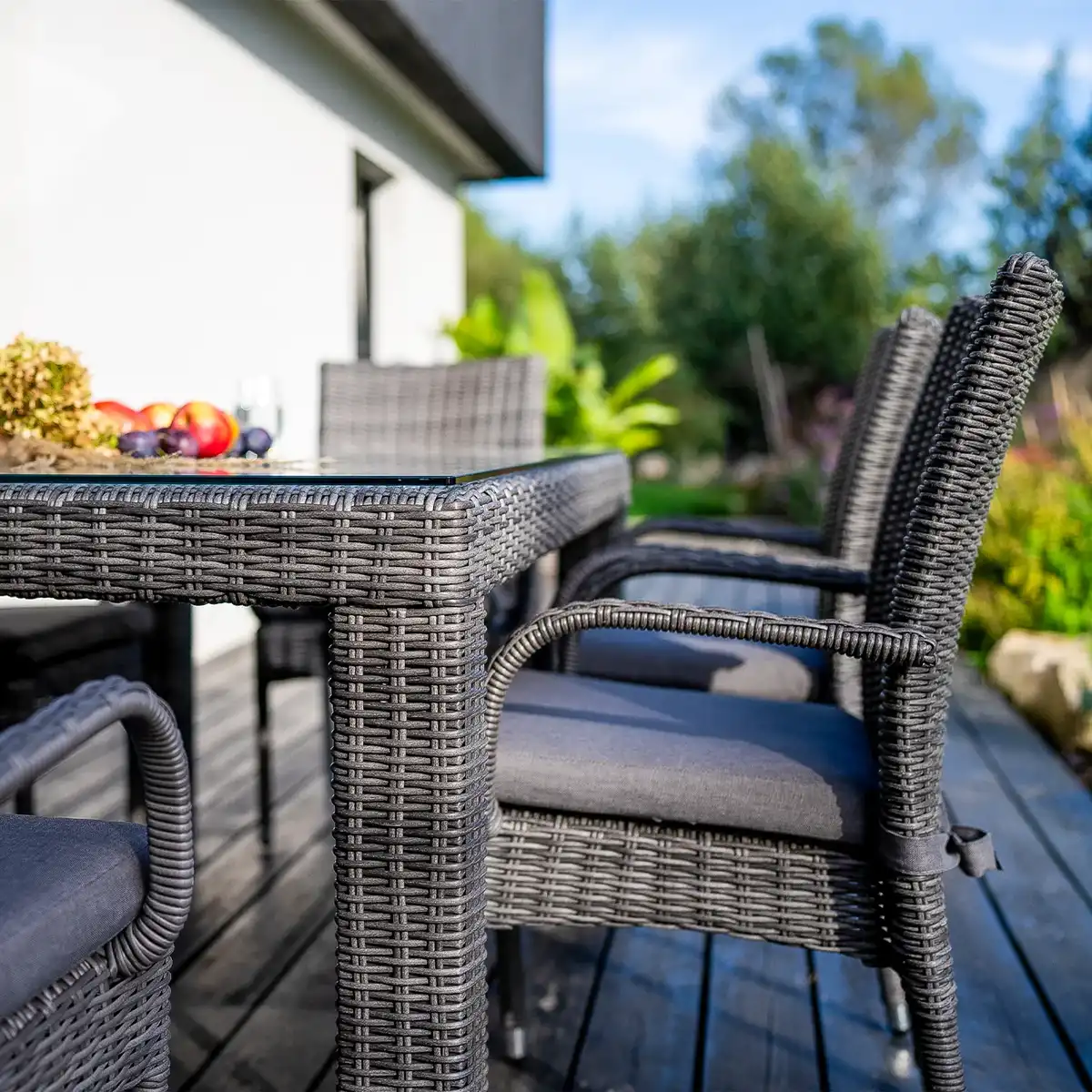 Krzesło ogrodowe TRAMONTO royal szare