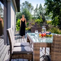 Stół ogrodowy RAPALLO 160cm royal piaskowy