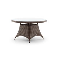 Stół ogrodowy RONDO 130cm royal piaskowy