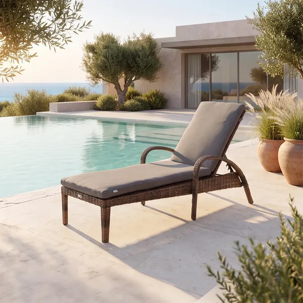 Leżak ogrodowy GRAZIA royal piaskowy
