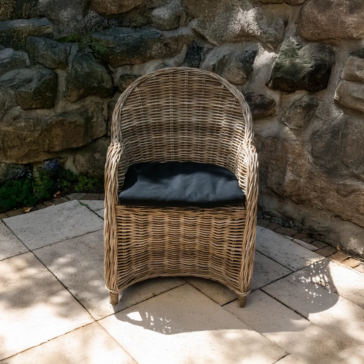 Fotel rattanowy VERSAILLES naturalny