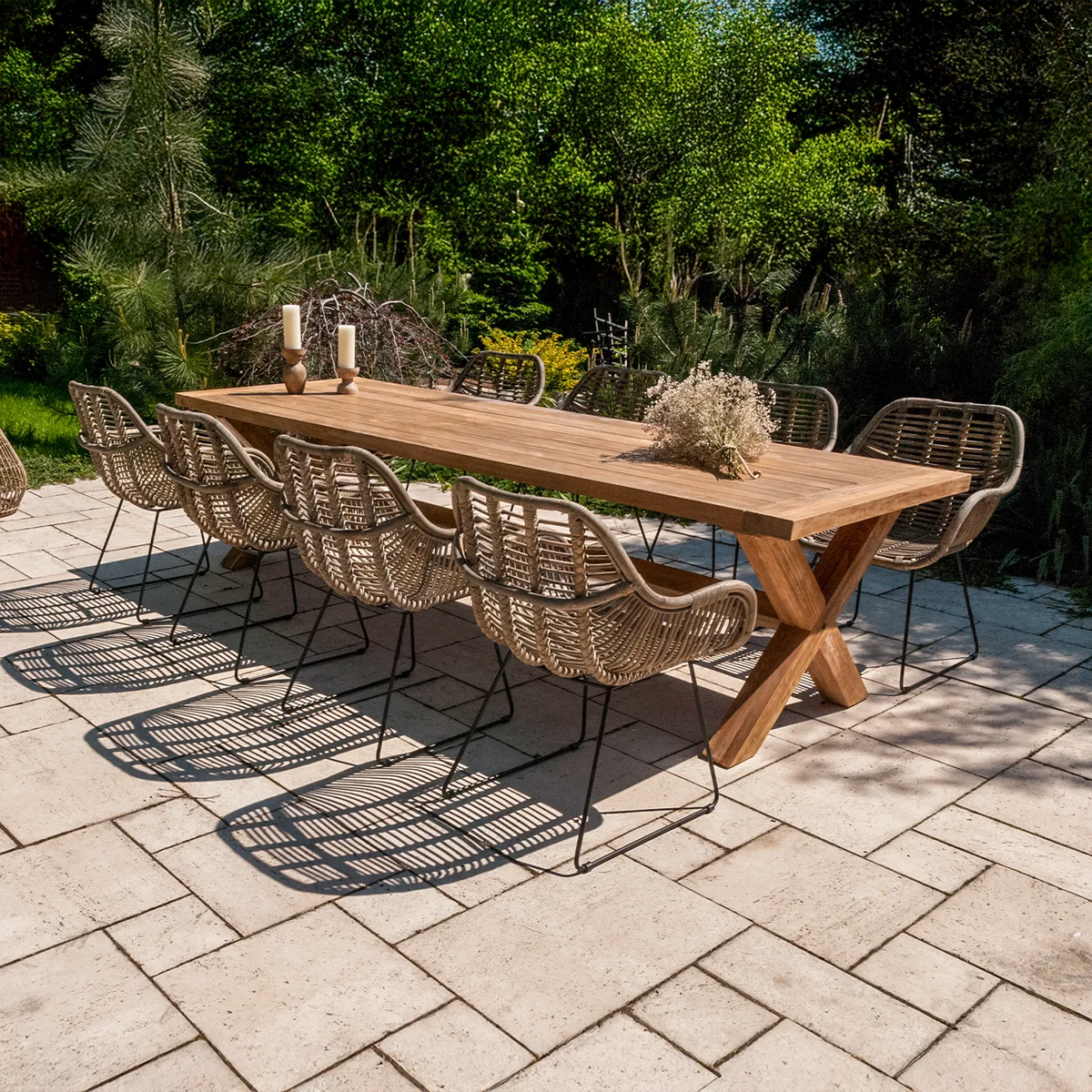 Stół ogrodowy teak LYON 300cm