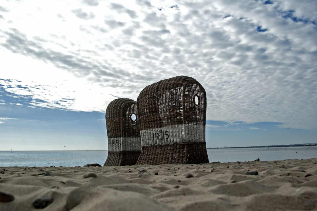 Kosz rattanowy plażowy ST TROPEZ