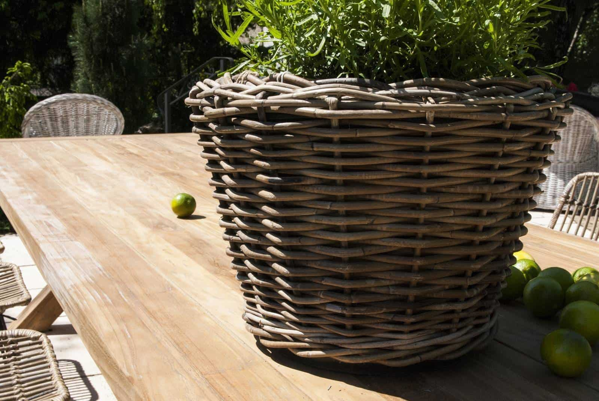 Donica rattanowa GRASSE ⌀71cm x wys. 49cm