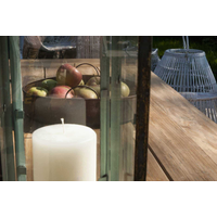 Lampion okrągły CAEN ⌀69cm x wys. 59cm biały przecierany