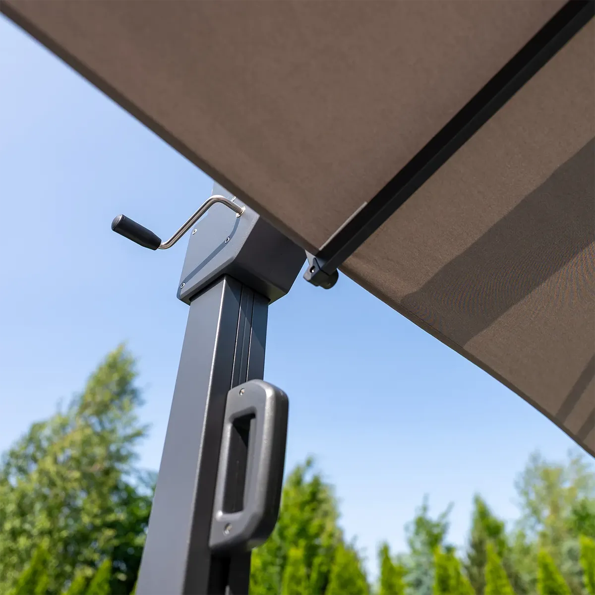 Duży parasol ogrodowy prostokątny Icon 4m x 3m