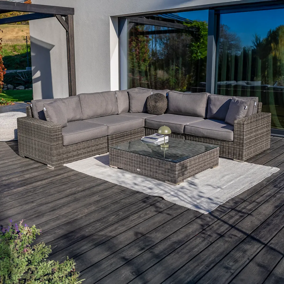 Meble ogrodowe MILANO II royal szare