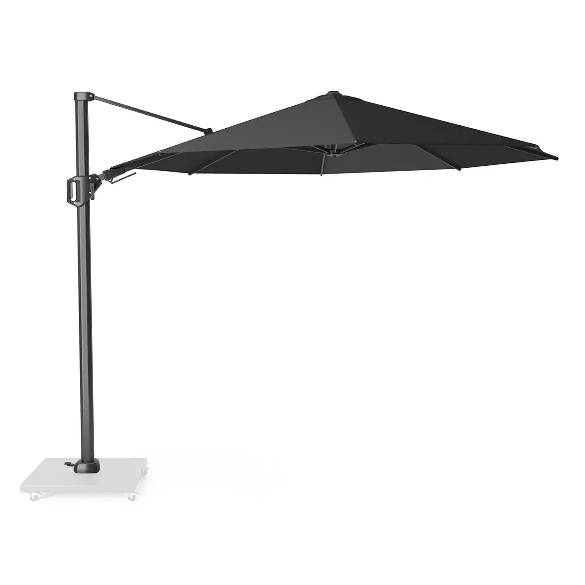 Parasol ogrodowy ​​​​​​Challenger T² Premium Ø3.5m - Wariant kolorystyczny: Faded black