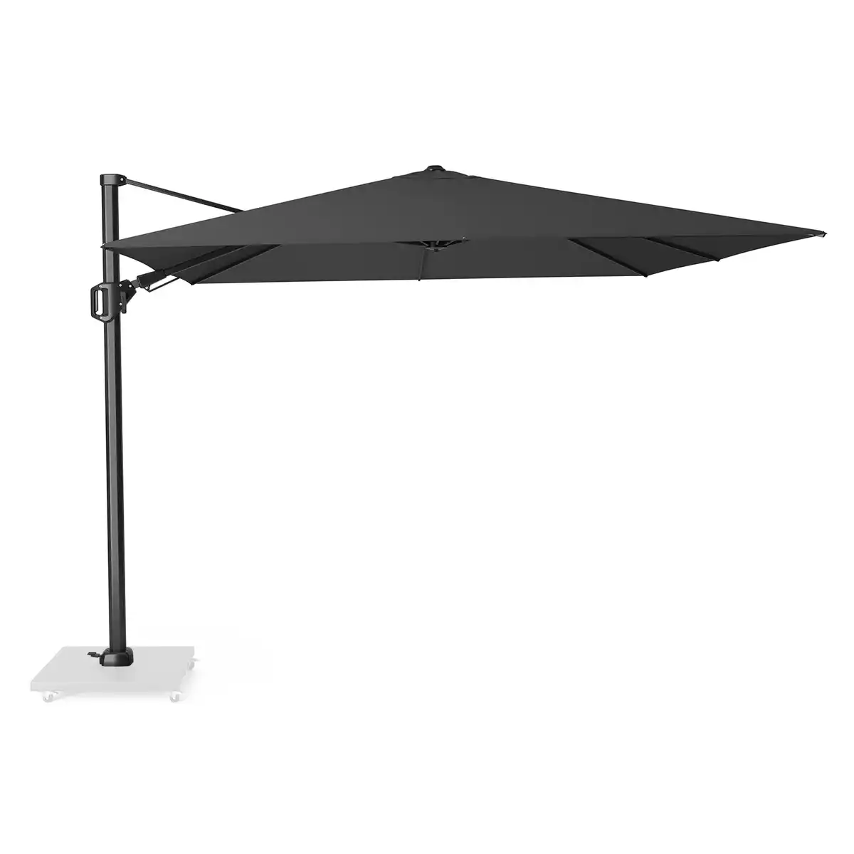 Parasol ogrodowy ​​​​​​Challenger T² Premium 3m x 3m - Wariant kolorystyczny: Faded black