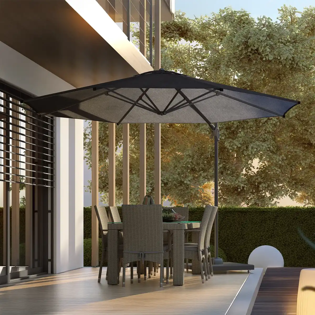 Parasol ogrodowy ​​​​​​Challenger T² Premium Ø3.5m