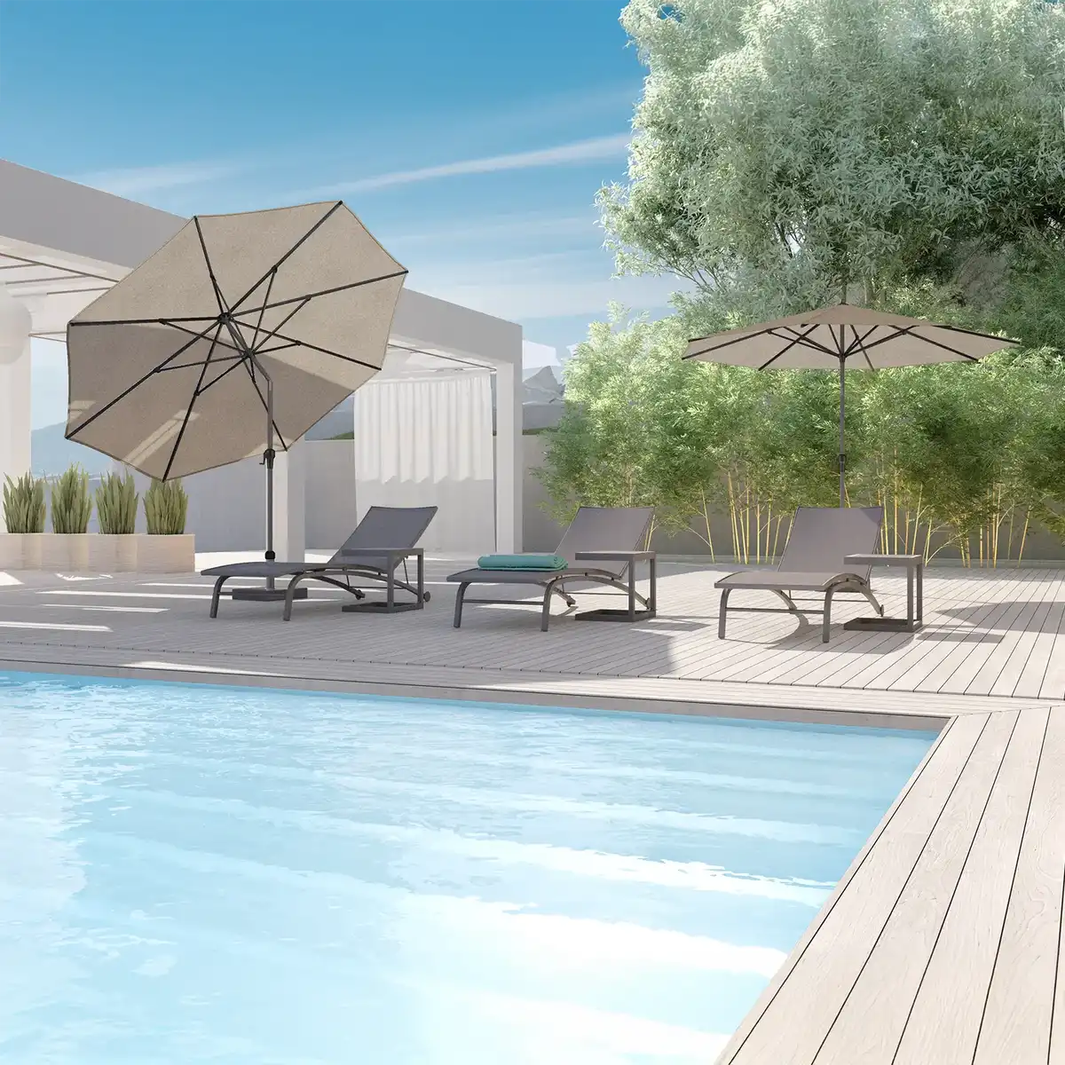 Parasol ogrodowy ​​​​​​Riva Ø 2,5m