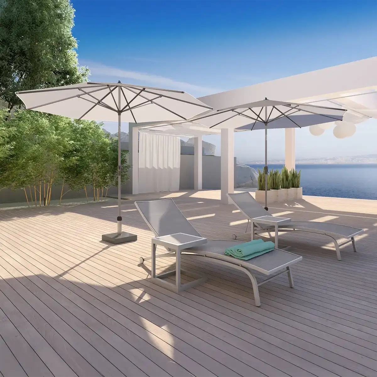 Parasol ogrodowy ​​​​​​Riva Ø 2,5m