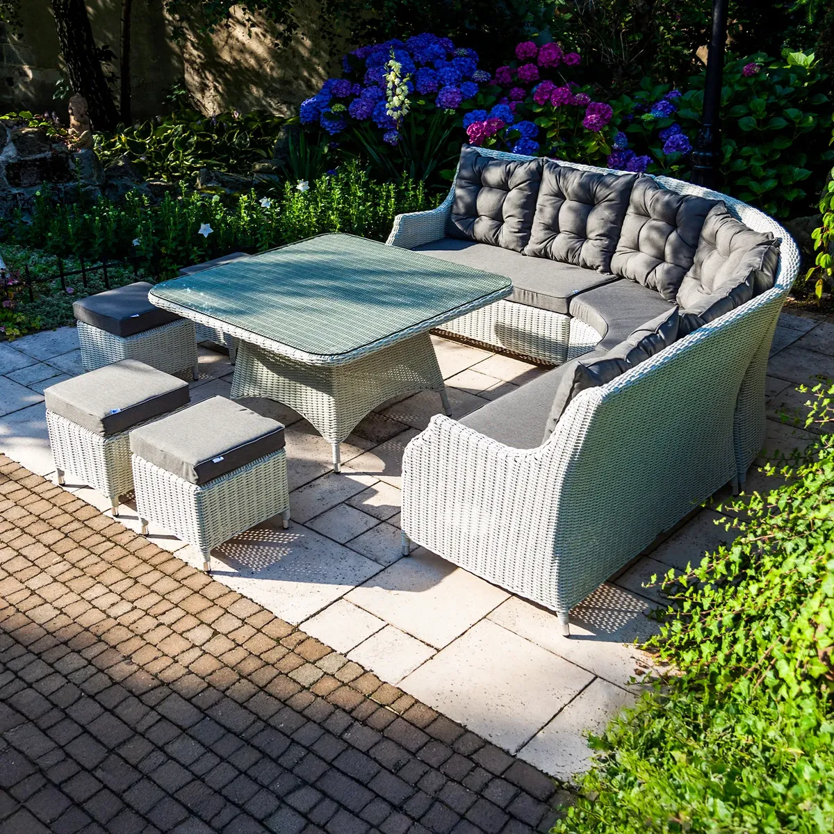 Zestaw mebli ogrodowych SIENA royal biały