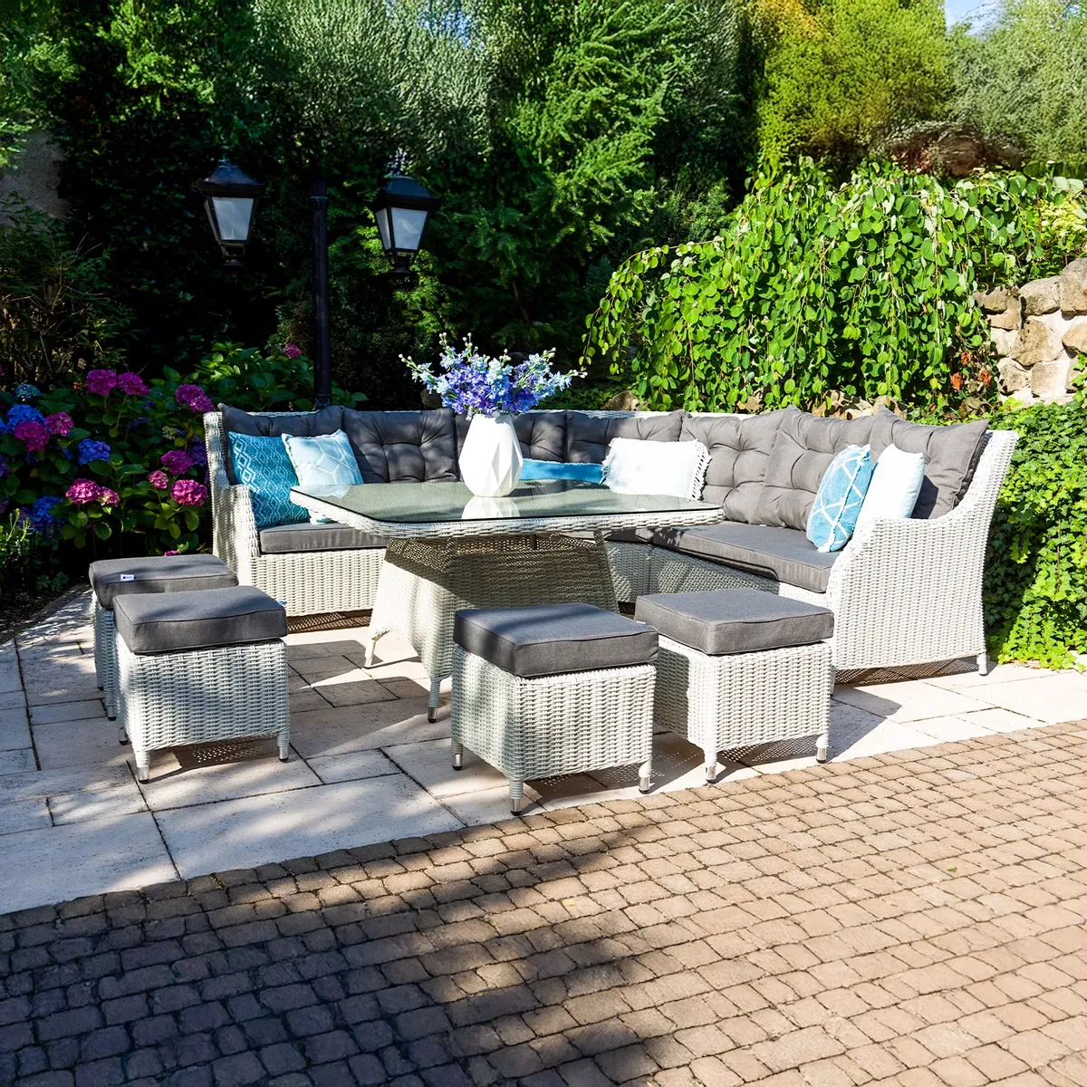 Zestaw mebli ogrodowych SIENA royal biały