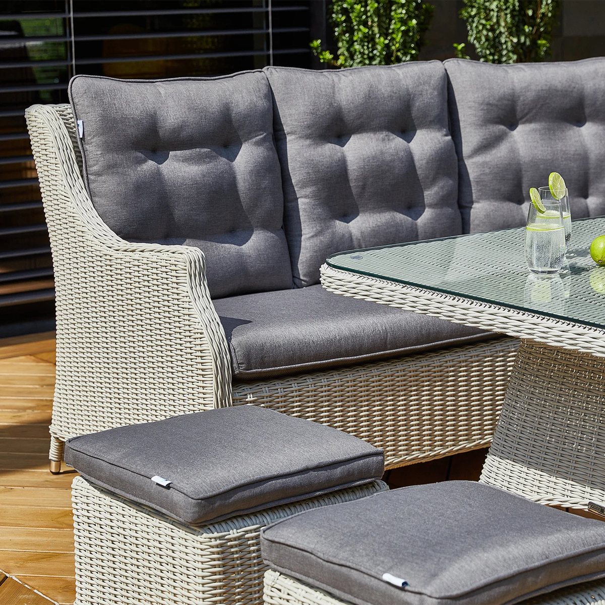 Zestaw mebli ogrodowych SIENA royal biały