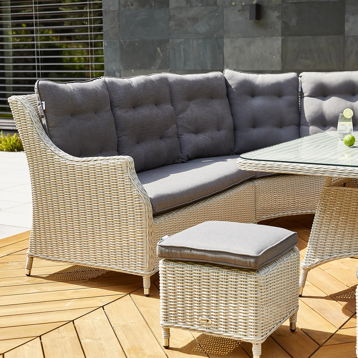 Zestaw mebli ogrodowych SIENA royal biały