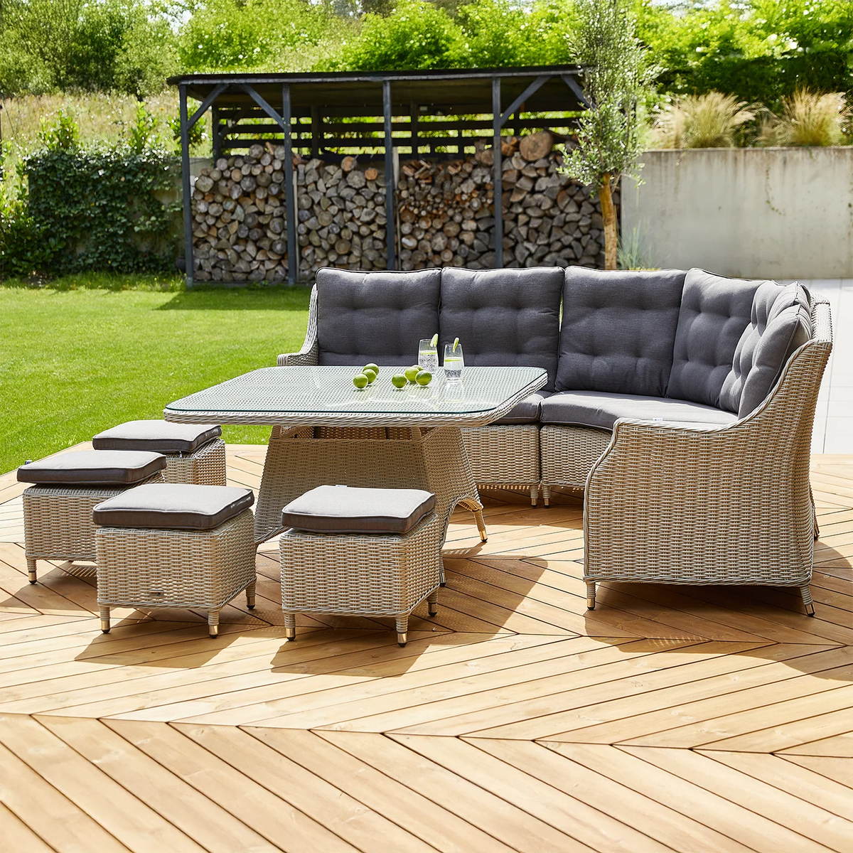 Zestaw mebli ogrodowych SIENA royal biały