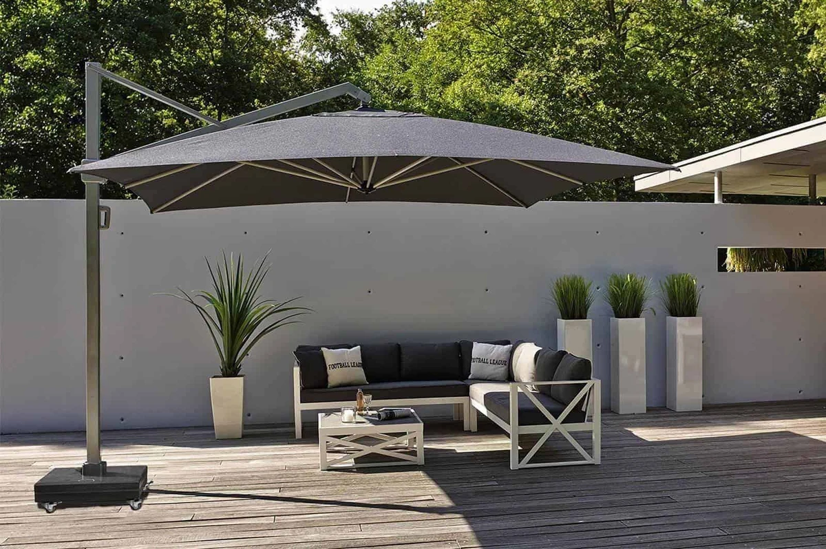 Duży parasol ogrodowy prostokątny Icon 4m x 3m