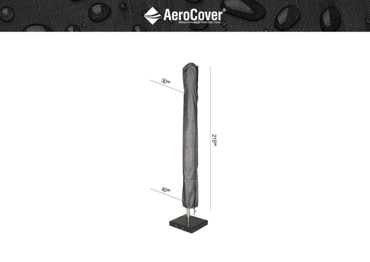 Pokrowiec na parasol ogrodowy z nogą centralną 215x30/40cm 7984