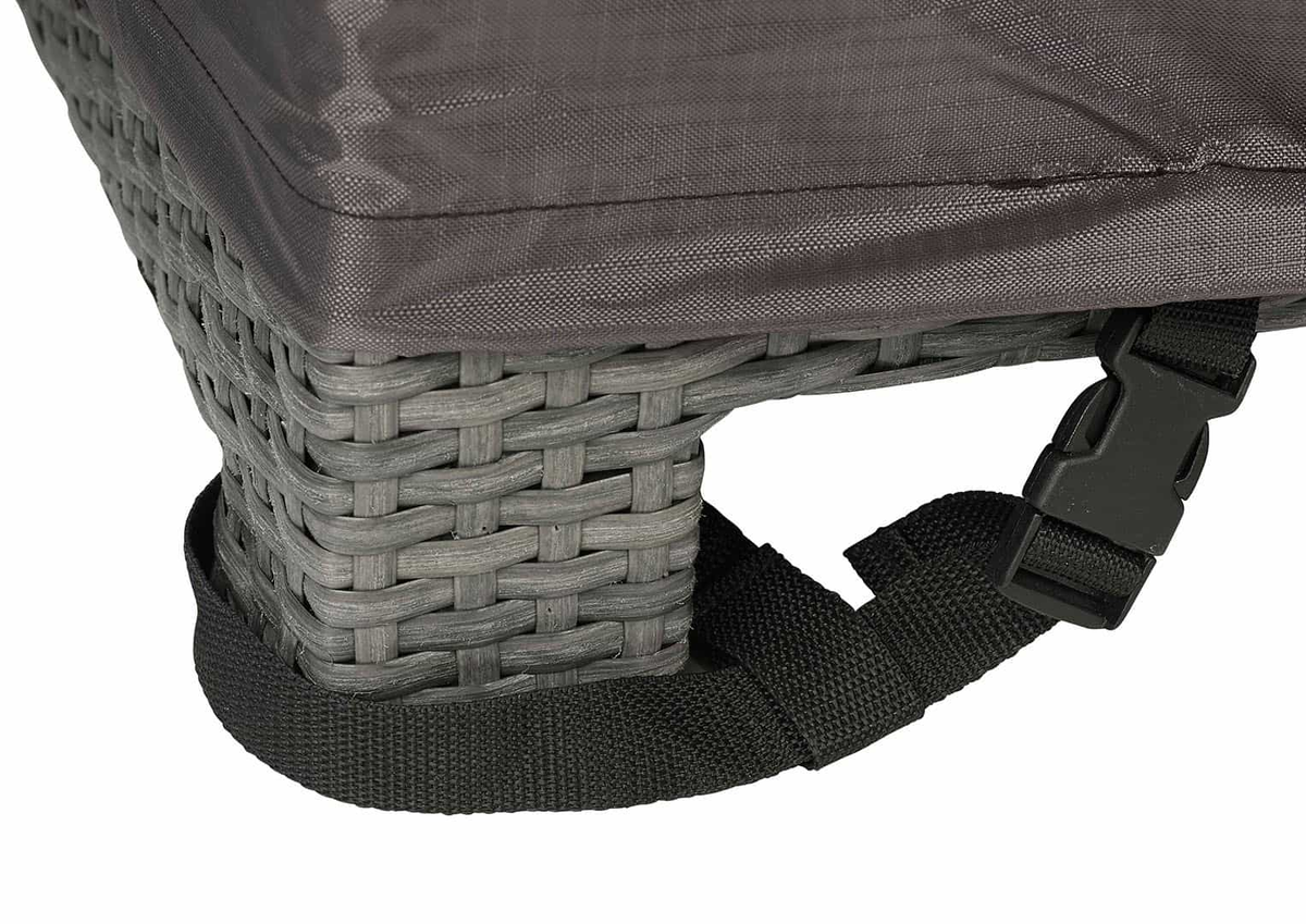 Pokrowiec ogrodowy w kształcie „L” 255x255x90cm 7955