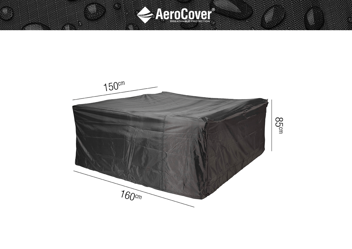 Pokrowiec prostokątny na meble ogrodowe 160x150x85cm 7914