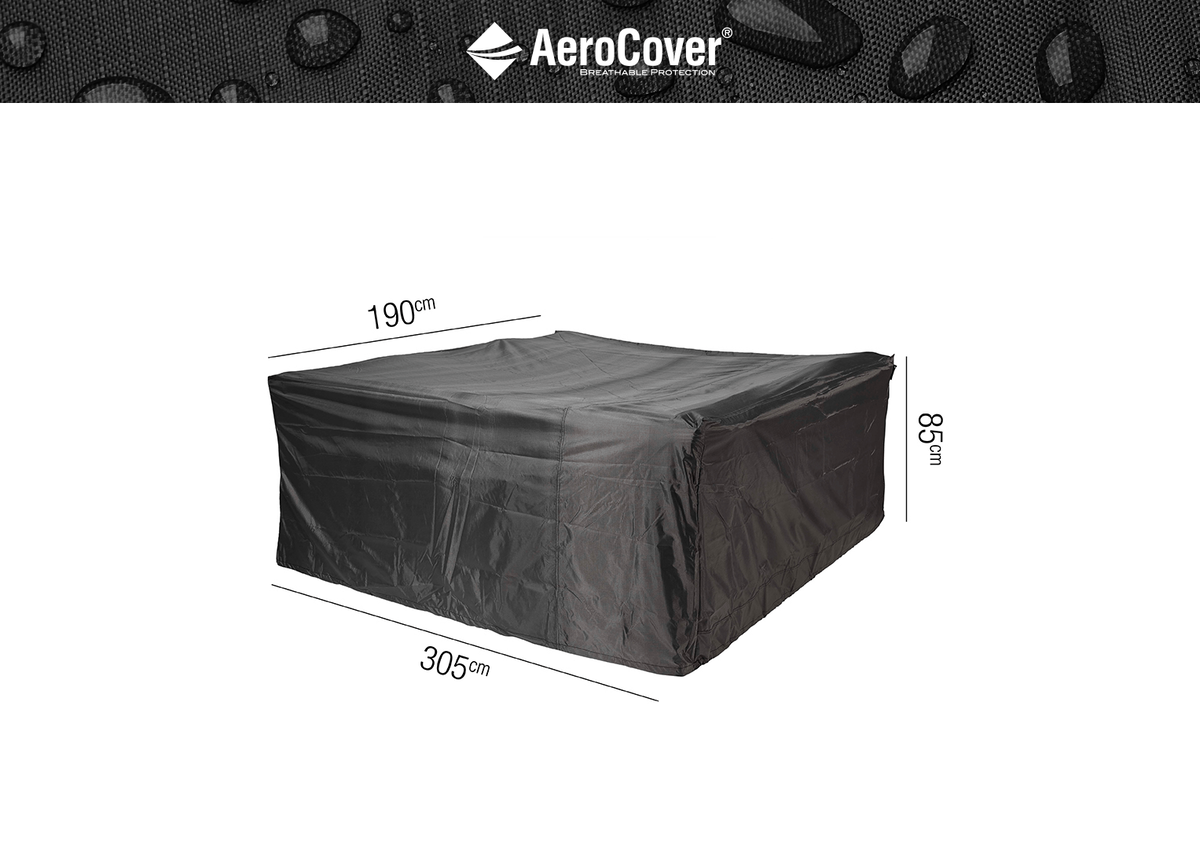 Pokrowiec prostokątny na meble ogrodowe 305x190x85cm 7918