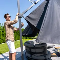 Duży parasol ogrodowy prostokątny Icon 4m x 3m