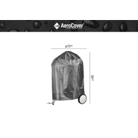 Pokrowiec na grill węglowy ø67cm 7874