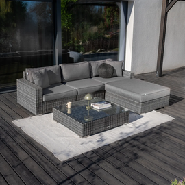 Meble ogrodowe MILANO I royal szare