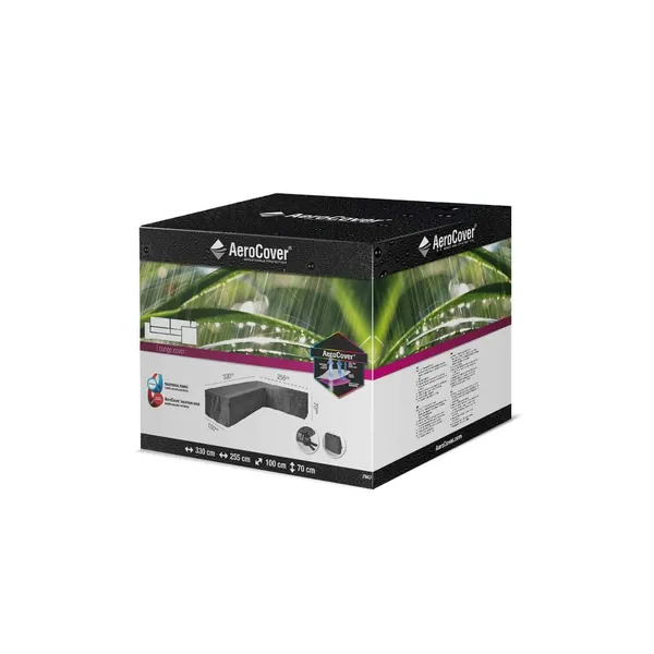 Pokrowiec ogrodowy w kształcie „L” 330x255x100x70 lewy 7946