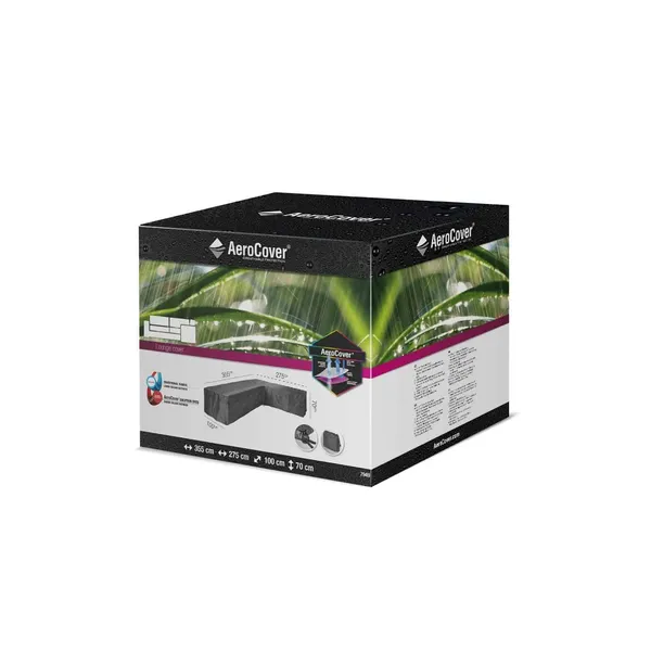 Pokrowiec ogrodowy w kształcie „L” 330x255x100x70 prawy 7947