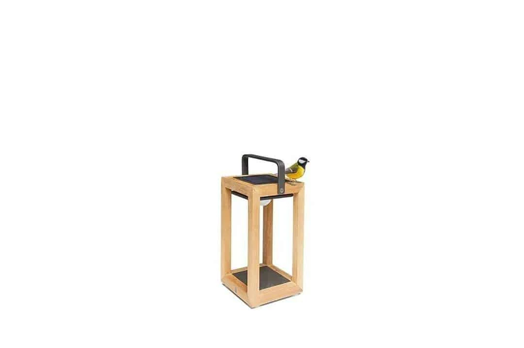 Lampa solarna Mr. Solar Tom teak antracyt 15x15x26cm