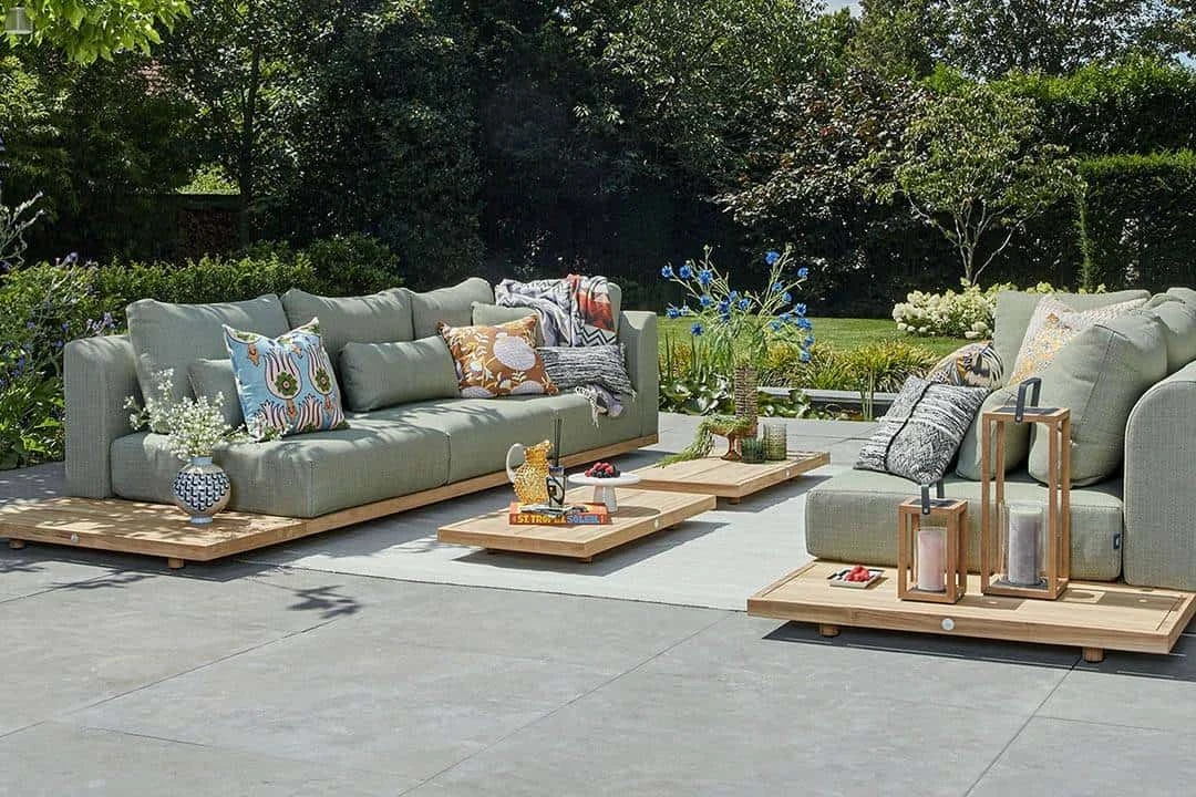 Dywan zewnętrzny Veneto 300x300cm żółty