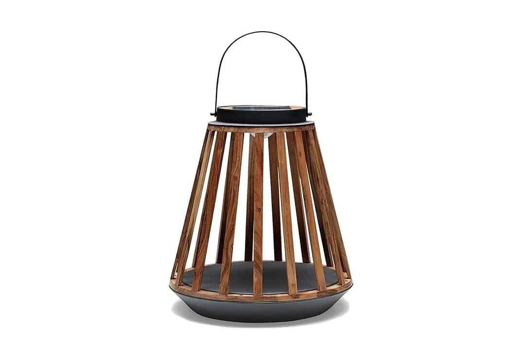 Lampa solarna Mrs. Solar Kate teak antracyt M