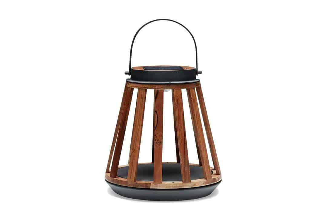 Lampa solarna Mrs. Solar Kate teak antracyt S