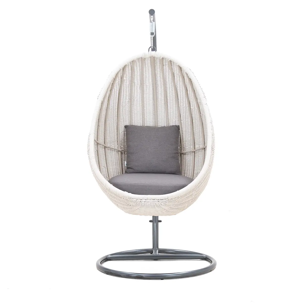 Fotel wiszący KOKON royal biały OUTLET