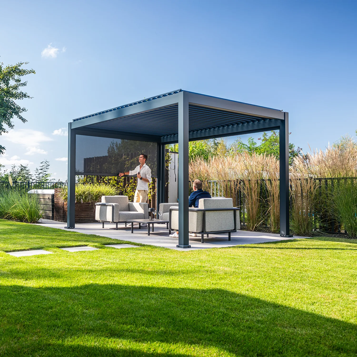 Manualne zadaszenie tarasu PERARA 3x4m