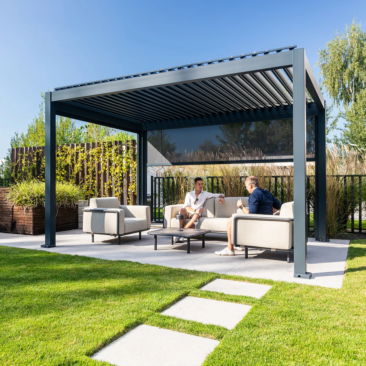 Manualne zadaszenie tarasu PERARA 3x4m