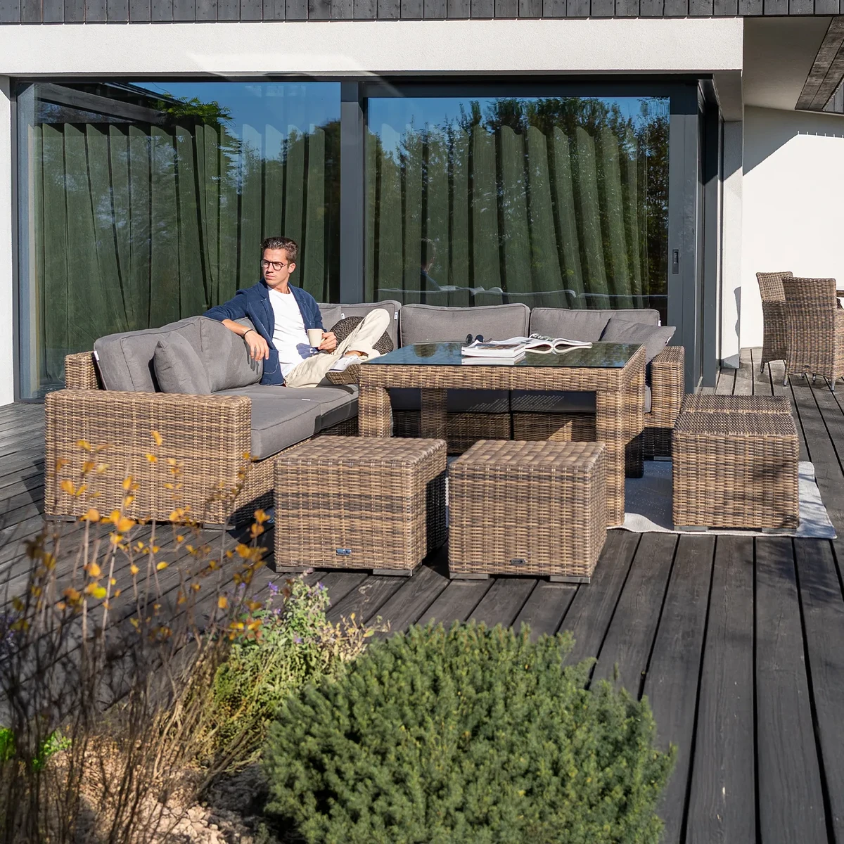 Meble ogrodowe MILANO IV royal piaskowy