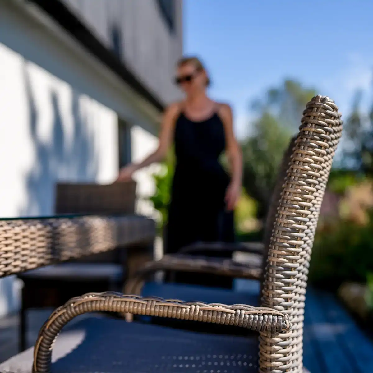 Meble ogrodowe RAPALLO 160cm royal piaskowe