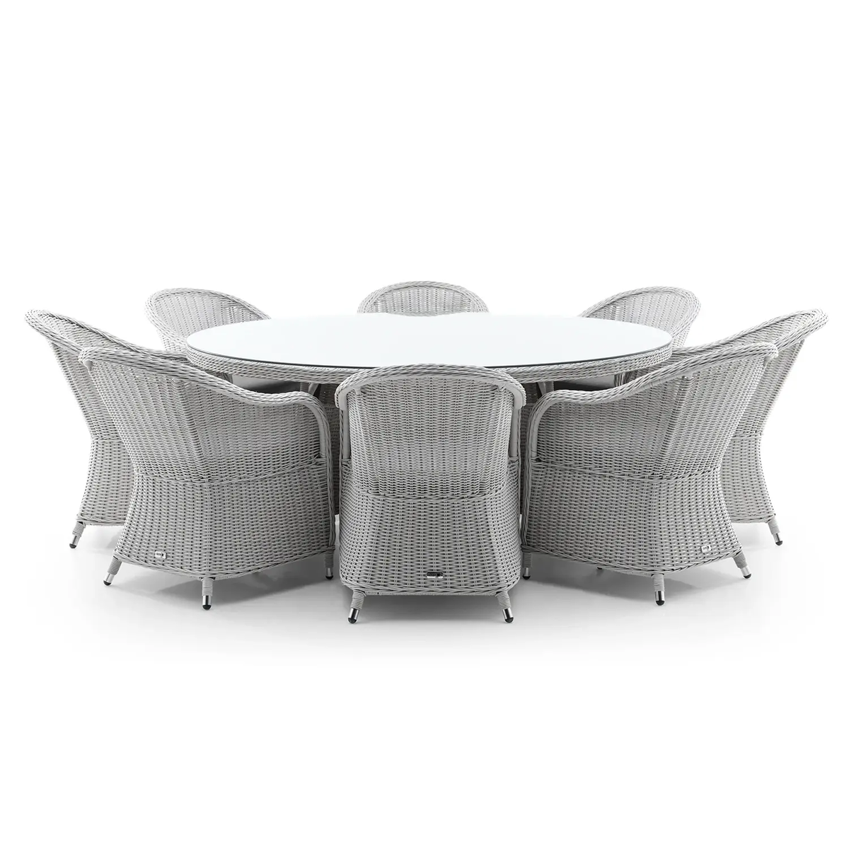 Meble ogrodowe RONDO ø180 royal białe