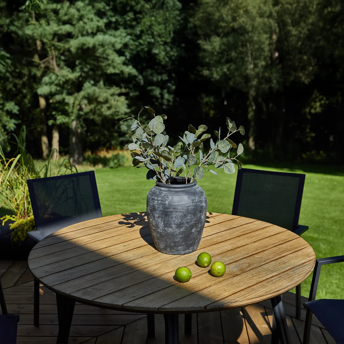 Stół ogrodowy SIMI ⌀120cm eukaliptus