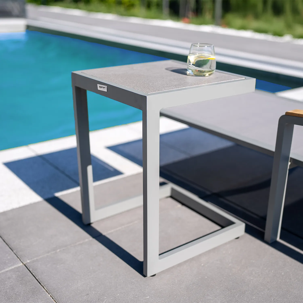 Stolik ogrodowy GRENADA szary