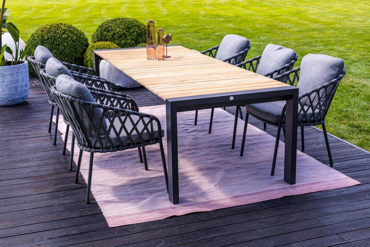 Dywan zewnętrzny Veneto 300x300cm żółty