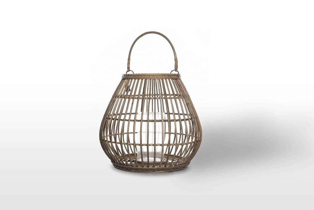 Lampion okrągły CAEN ⌀54cm x wys. 48cm naturalny