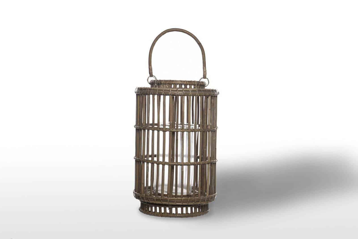 Lampion okrągły EMILION ⌀30cm x wys. 50cm naturalny