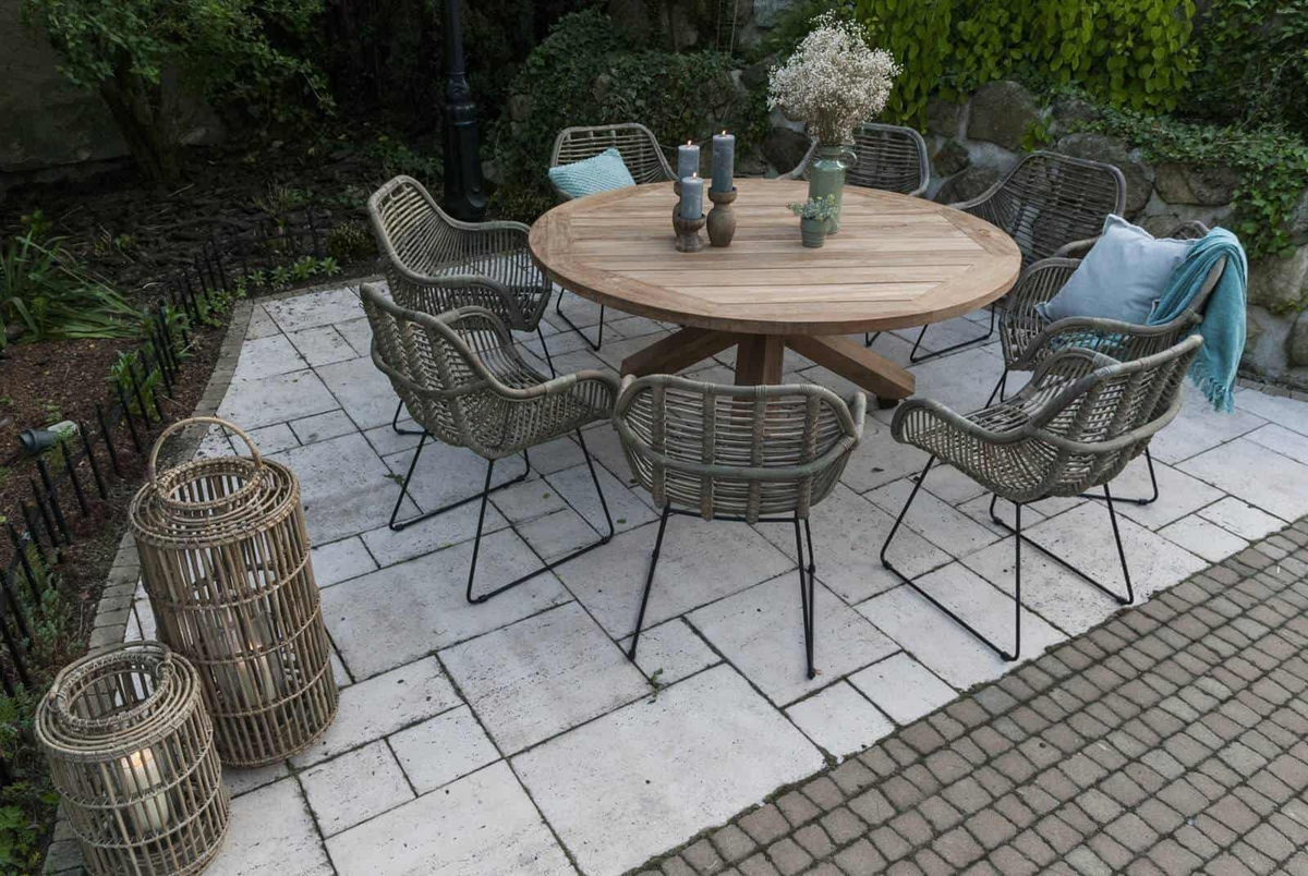 Lampion okrągły EMILION ⌀30cm x wys. 50cm naturalny