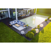 Dywan zewnętrzny Veneto 300x300cm żółty