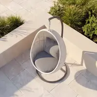 Fotel wiszący KOKON royal biały OUTLET
